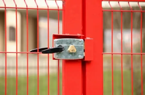 Fenceshop Serratura Cancello Destra 60 mm Acciaio Zincato 3 Chiavi