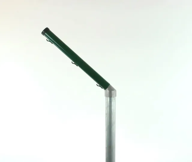 Fenceshop Prolunga recinzione 45° verde per palo tondo