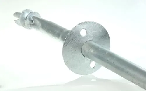 Fenceshop Vite di Fondazione Ø48 mm Senza Cemento Zincata