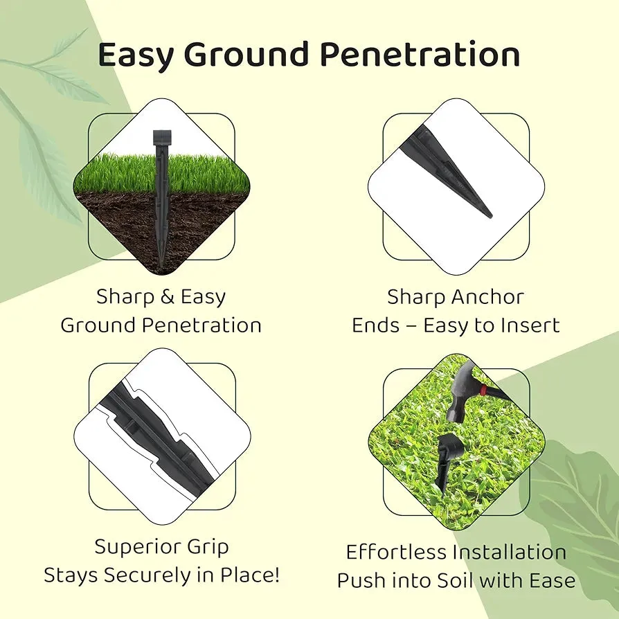 GARDENIX Picchetti per Tubo Irrigazione Anti-UV