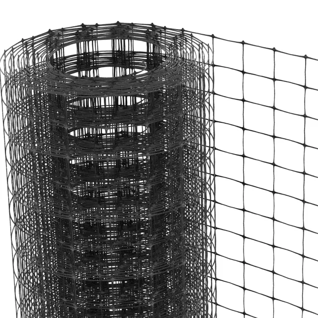 Tenax C-Flex 1,50x100 m Rete Plastica Nera Maglia 45x50 mm