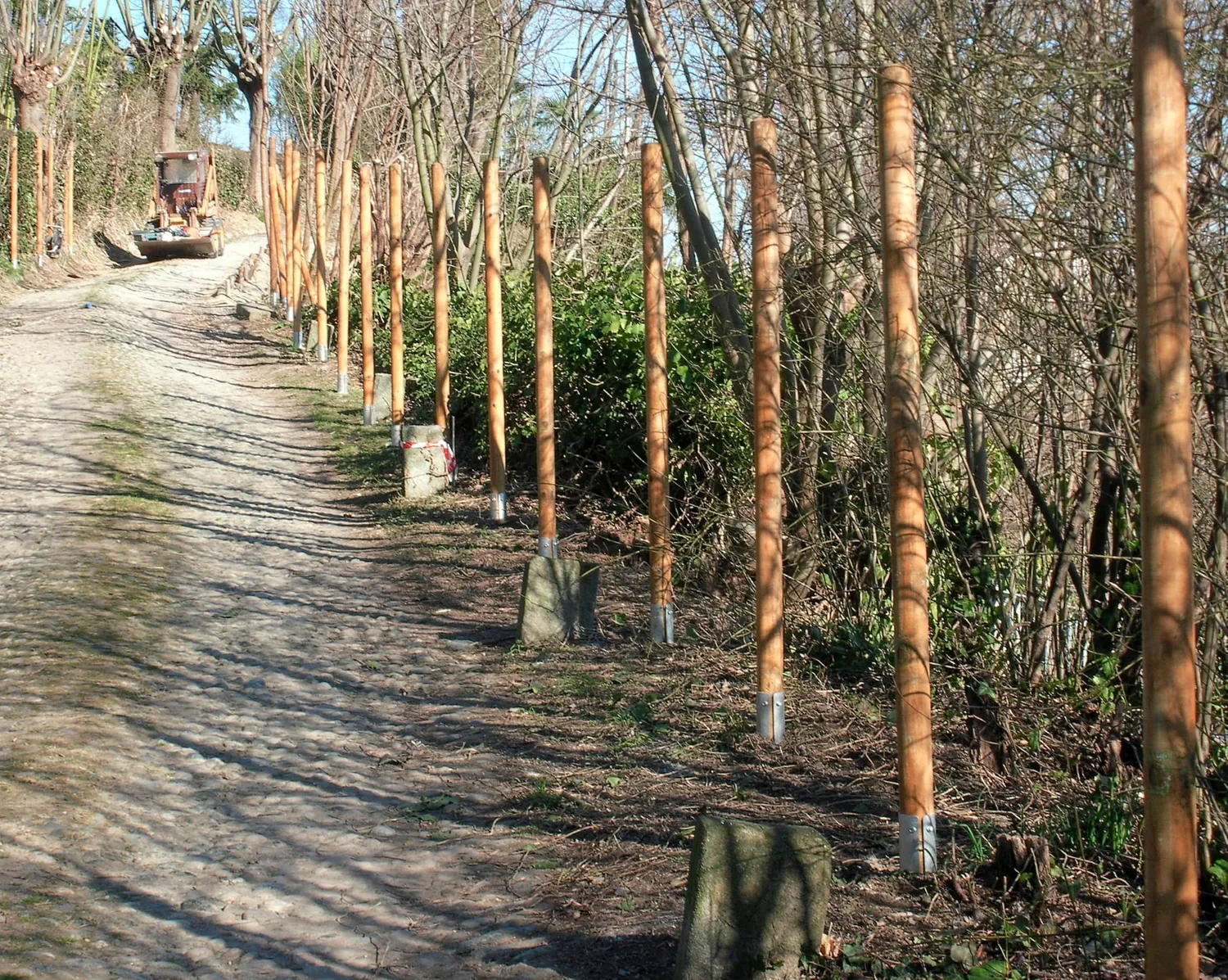 Fenceshop.eu Vite Fondazione Legno Tondo Zincata