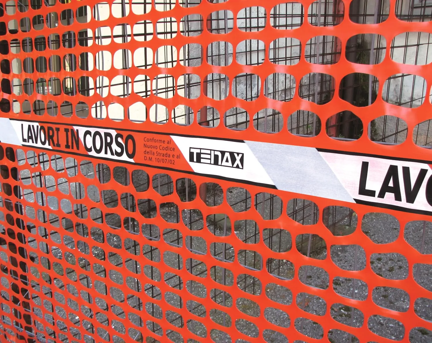 Fenceshop Rete Cantiere Arancione HDPE H. 1,5 m Rotolo 50 m
