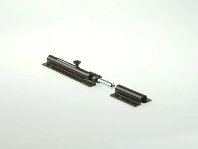 Fenceshop.eu catenaccio per cancelli in acciaio bronzato 210 mm con lucchetto