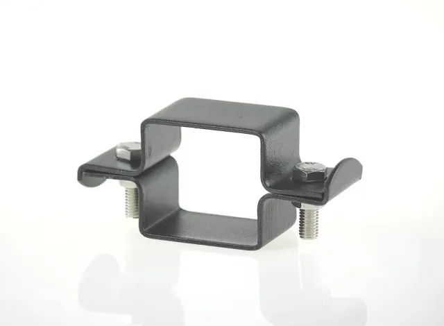 Fenceshop.eu Collare doppio fissaggio pannelli 50x50