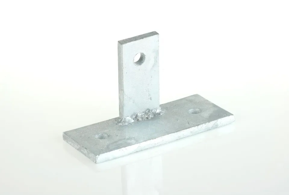 Fenceshop.eu Piastra a tassellare per saetta tonda zincata