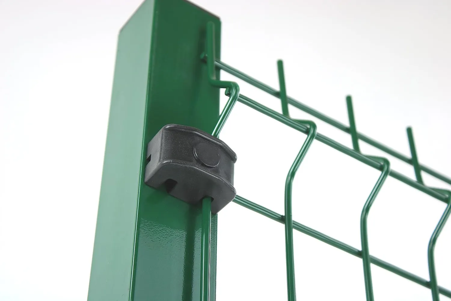 Fenceshop Kit Fissaggio Plastica Pannelli Rigidi Vite Autoforante Nero