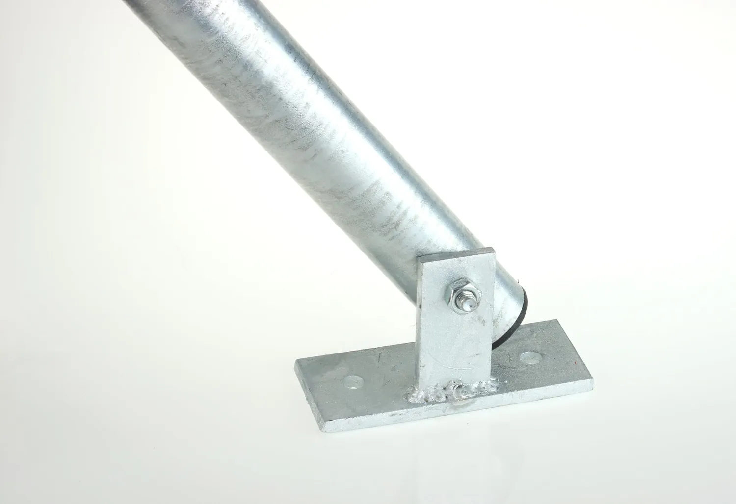 Fenceshop.eu Piastra a tassellare per saetta tonda zincata