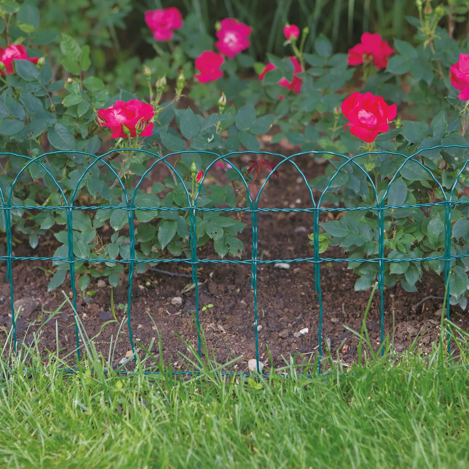 TENAX Ondamet Bordura Giardino Ferro Plastificato Archi