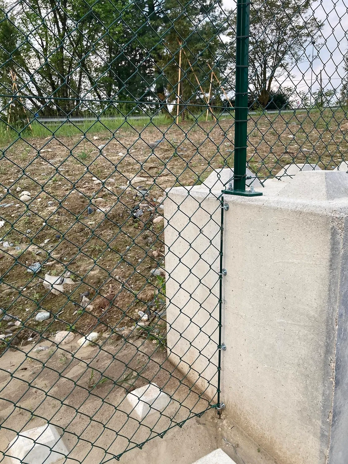 Fenceshop.eu Tondino Acciaio Fissaggio Rete a Muro