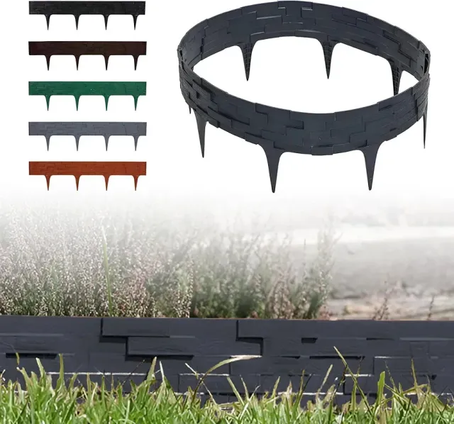 GARDENIX effetto pietra bordura aiuole 3,16 m