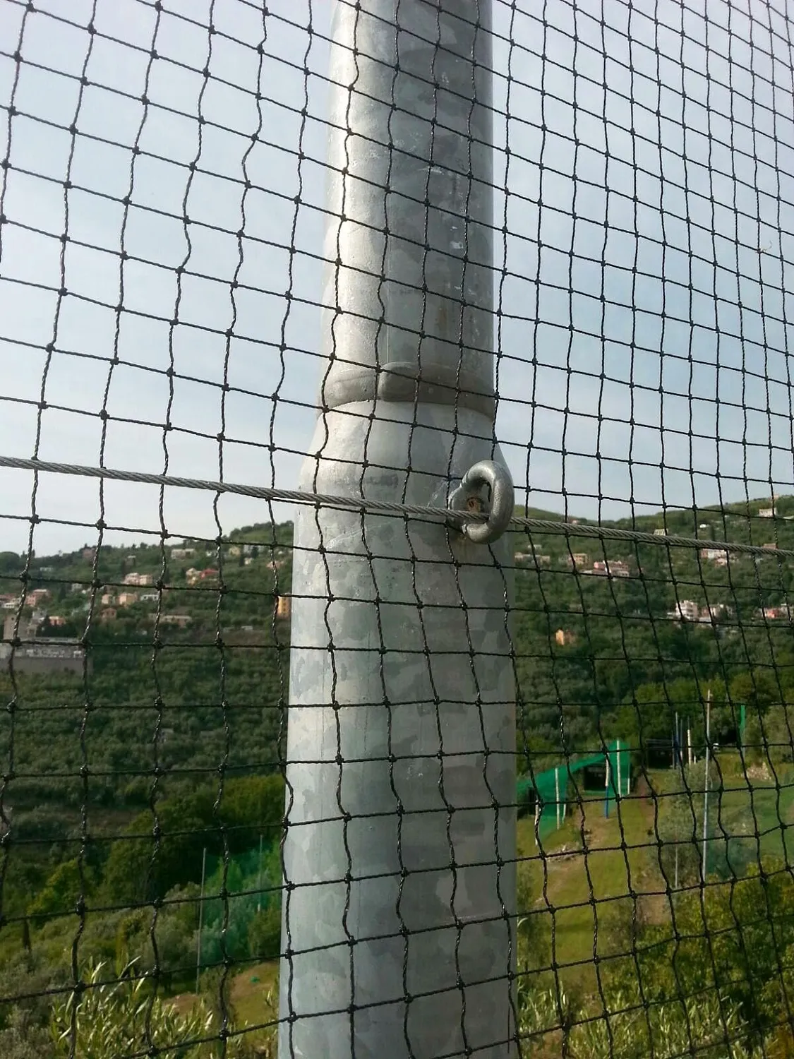 Fenceshop.eu Rete fermapalline golf 25x25 mm nera polietilene
