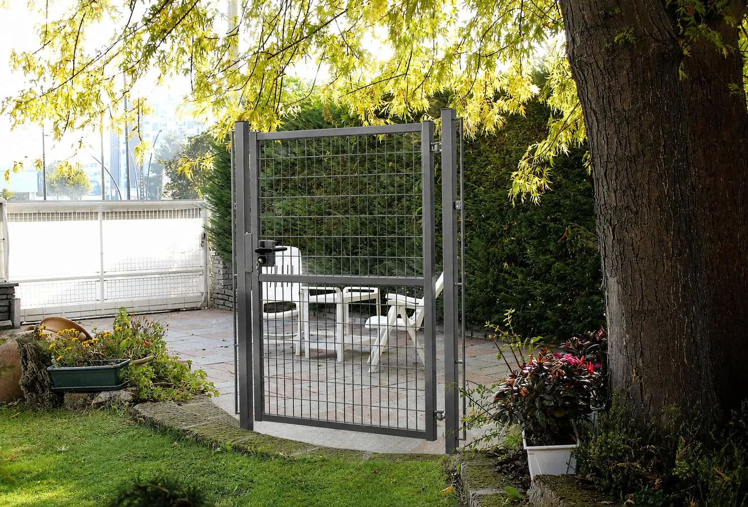 Fenceshop Base cancello un anta rete 50x100