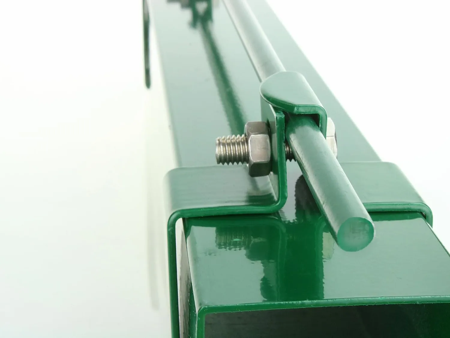 Fenceshop.eu Collare quadro per palo 60x60 mm verde RAL 6005