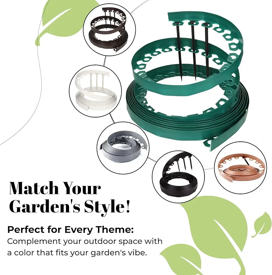 GARDENIX LineBorder bordura prato flessibile 10m