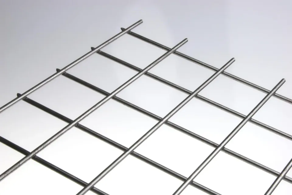 Fenceshop Pannello Rete Elettrosaldata 50x50 Filo 4 mm Ferro Grezzo