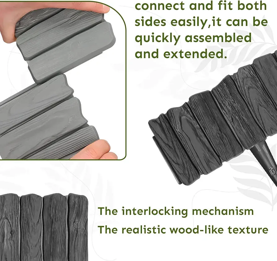 GARDENIX bordura prato effetto legno flessibile