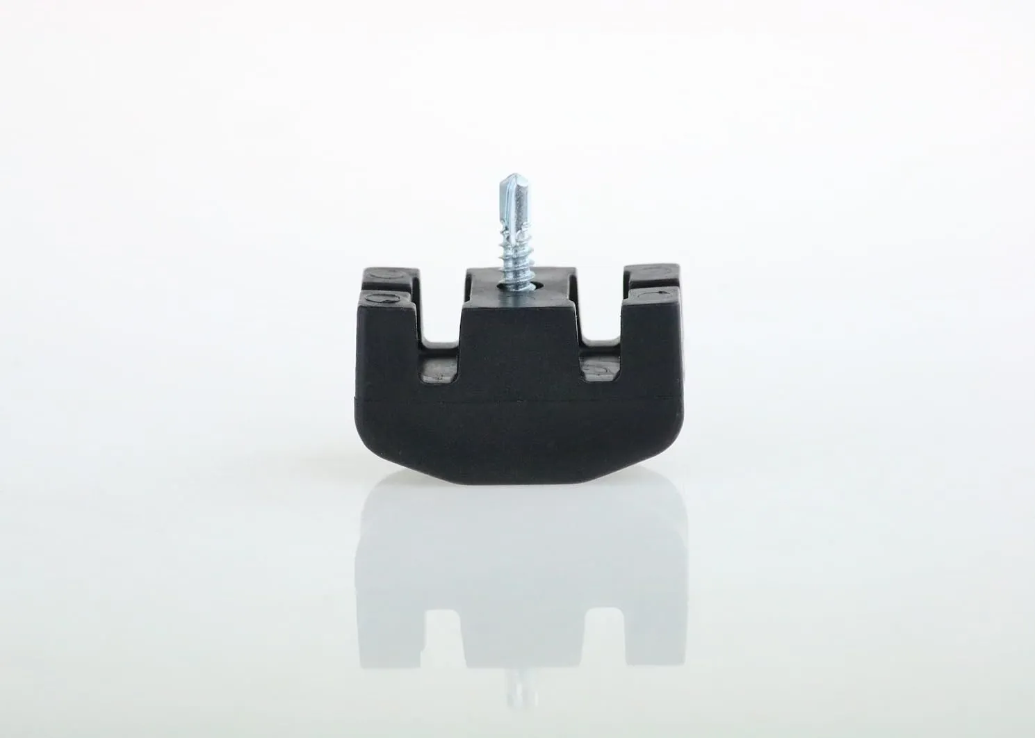 Fenceshop Kit Fissaggio Plastica Pannelli Rigidi Vite Autoforante Nero