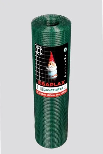 Fenceshop Rete elettrosaldata verde 12x12 mm al metro