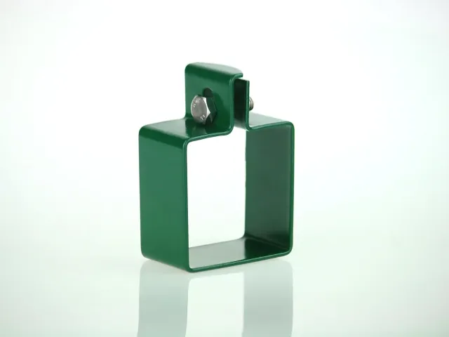 Fenceshop.eu Collare quadro per palo 60x60 mm verde RAL 6005