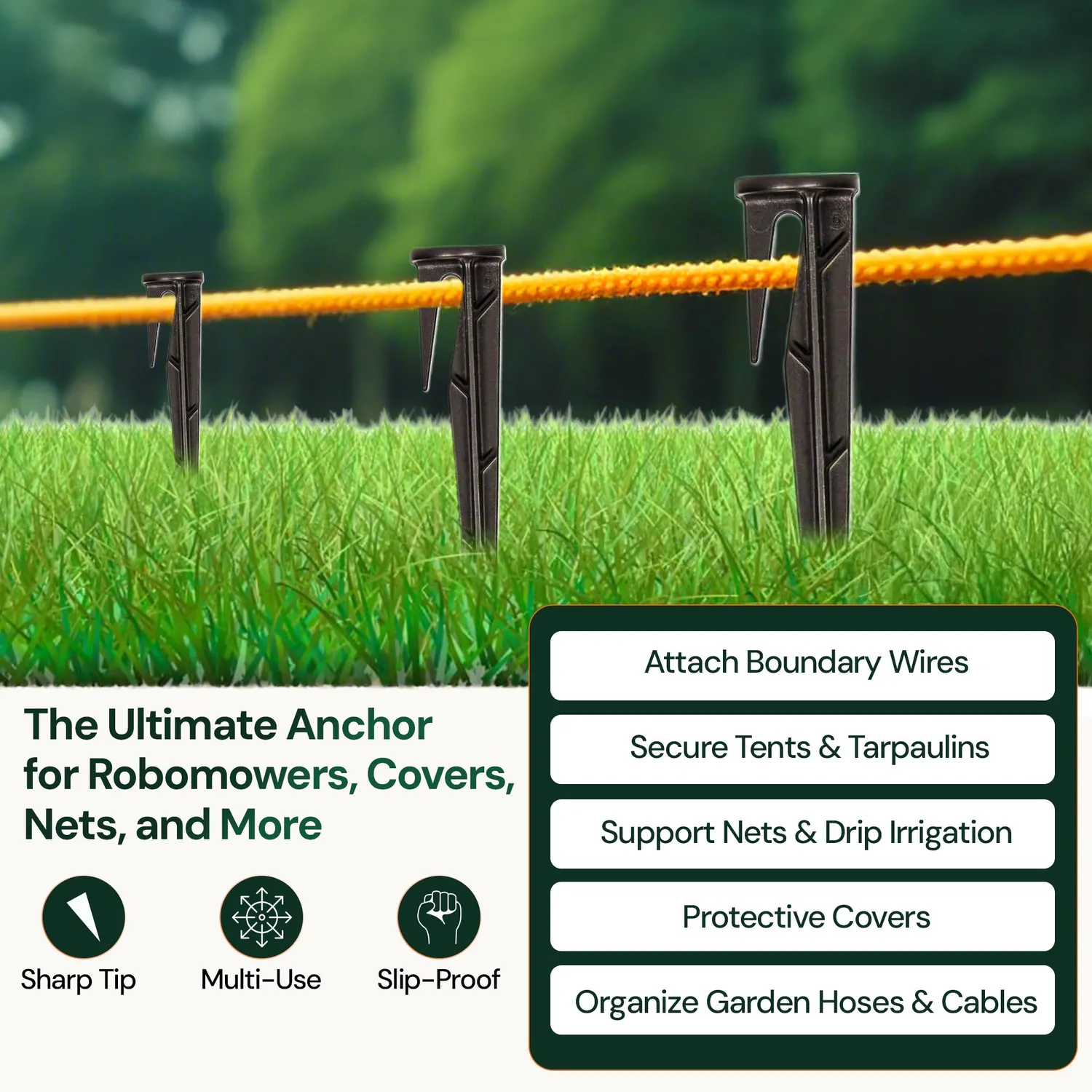 GARDENIX WirePEG picchetti cavo robot