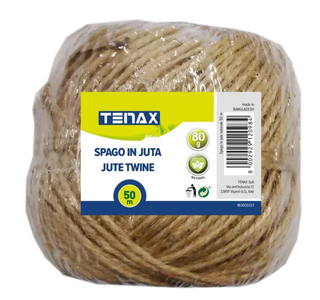 TENAX Corda Juta Naturale spago da giardino resistente