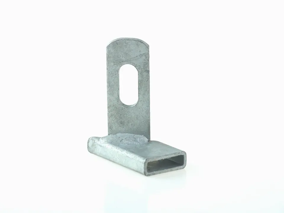 Fenceshop Staffa Adattatrice Zincata per Grigliato 45°