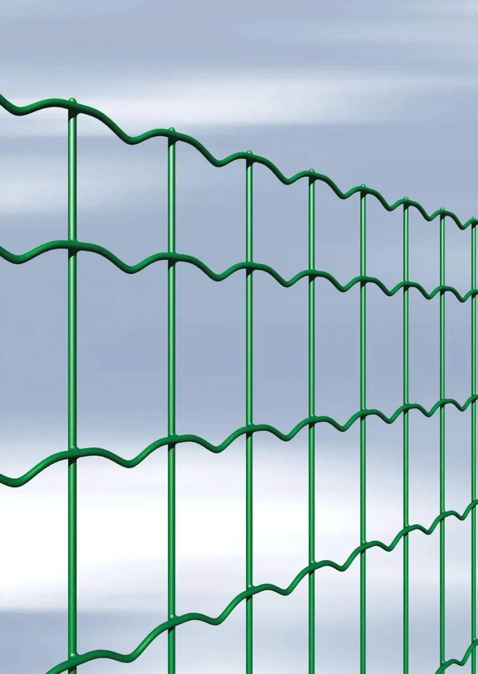 Fenceshop.eu rete elettrosaldata plastificata verde per recinzione 25 m