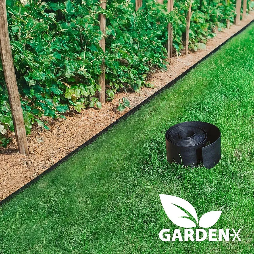 GARDENIX TapeBorder bordura giardino flessibile nera 10 m