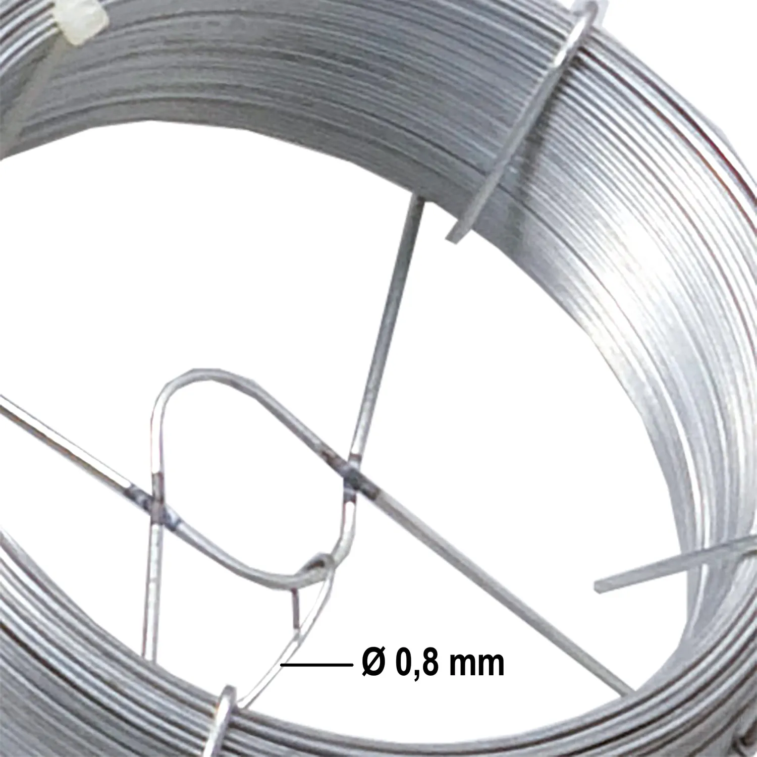 TENAX Filo Metallico Zincato da Esterno per Recinzioni