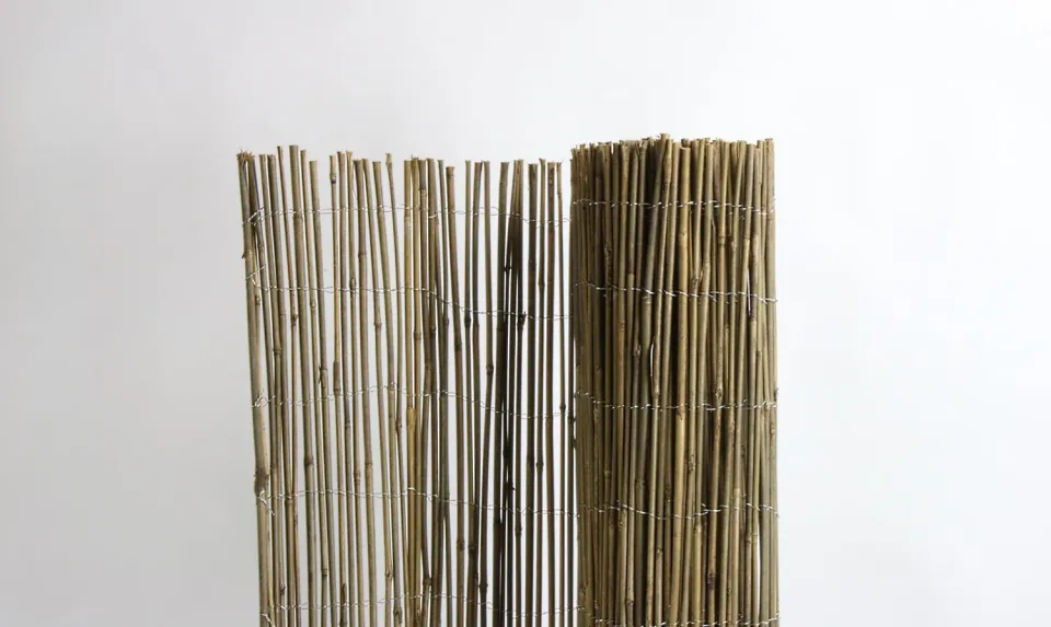 Fenceshop Arella Bamboo Naturale Canne Robuste Rotolo 3 m