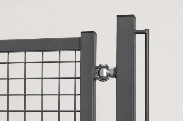 Fenceshop.eu Standard Cancello Acciaio 2 Ante Rete 50x50 mm