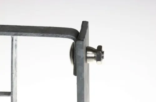 Fenceshop Bullone Dado Antifurto Inox Ø10x30 mm per Grigliato