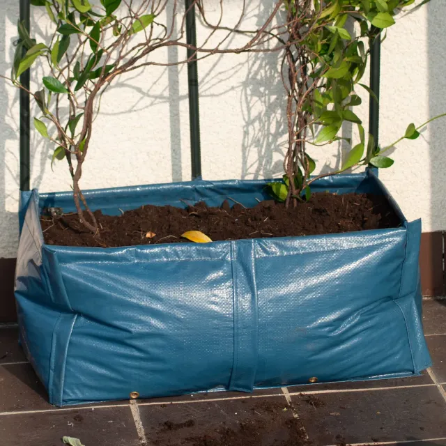 Tenax Easy Grow 60x30x30 cm Borsone Orto Blu 2 Pezzi 55 L