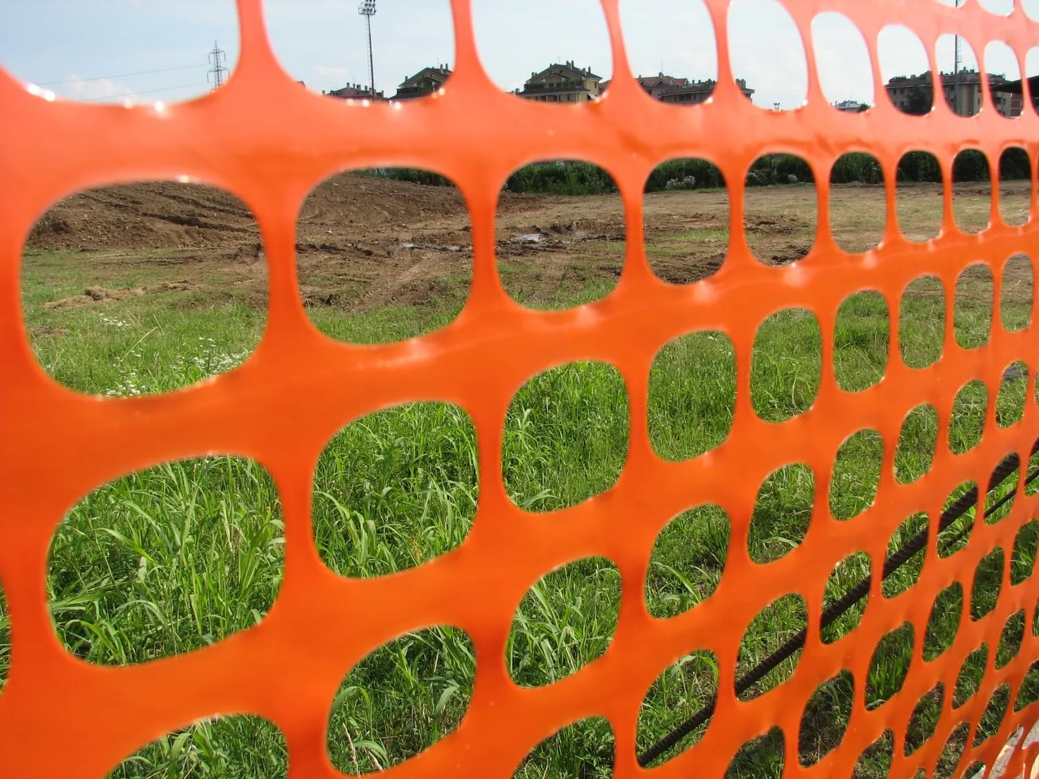 Fenceshop Rete Cantiere Arancione HDPE H. 1,5 m Rotolo 50 m