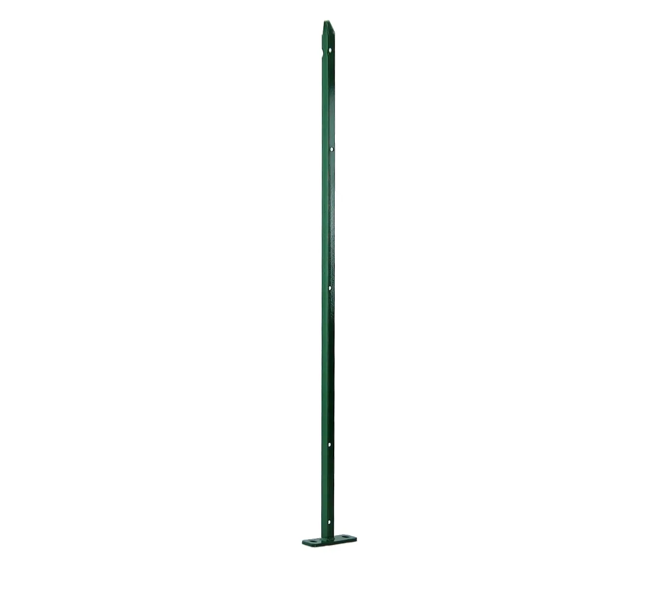 Fenceshop palo a T con piastra per recinzione su muretto
