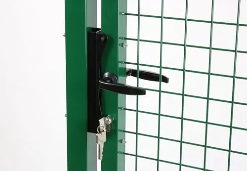 Fenceshop cancello giardino verde rete 50x50 inox