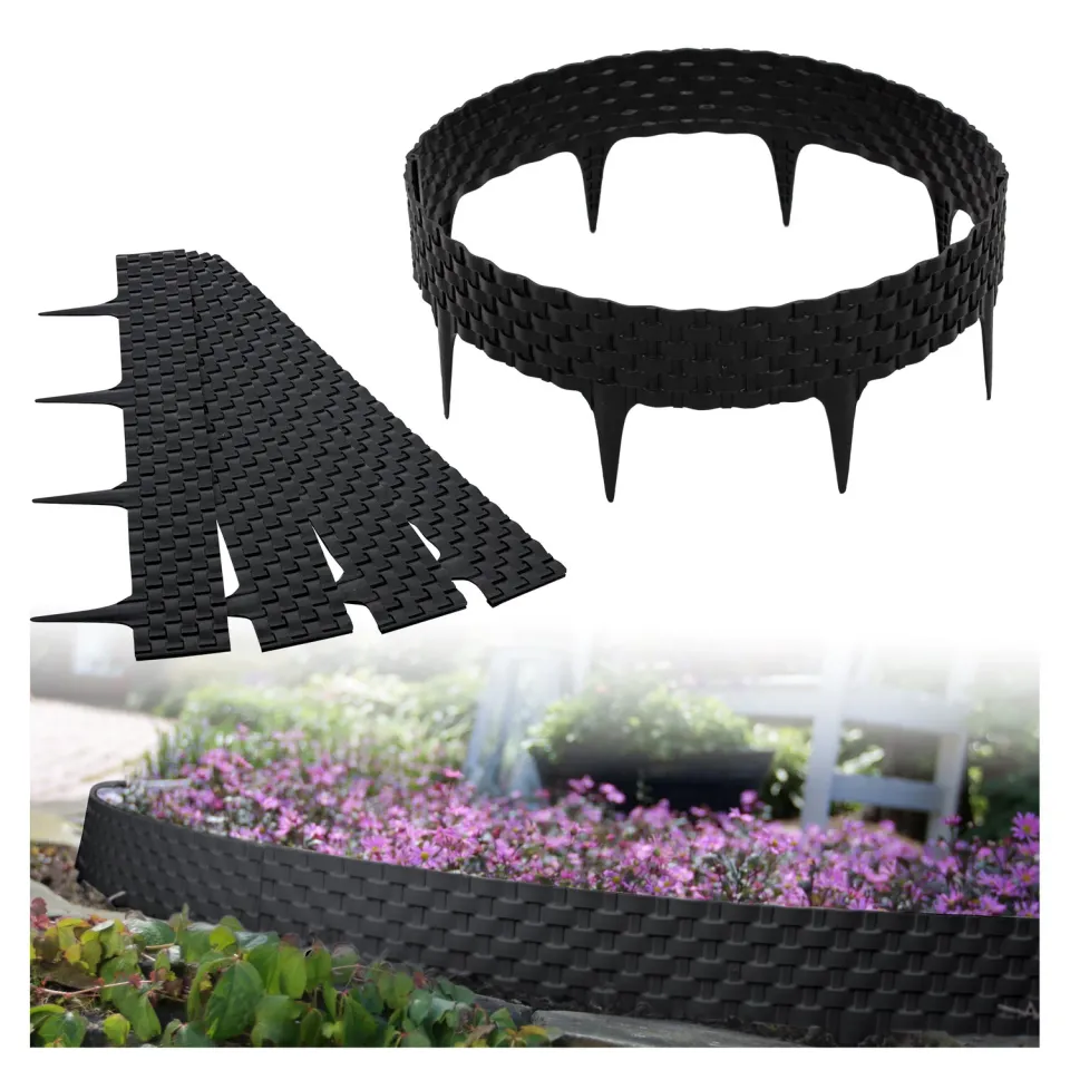 GARDENIX Rattan Effect bordura aiuole 3,2 m intrecciata