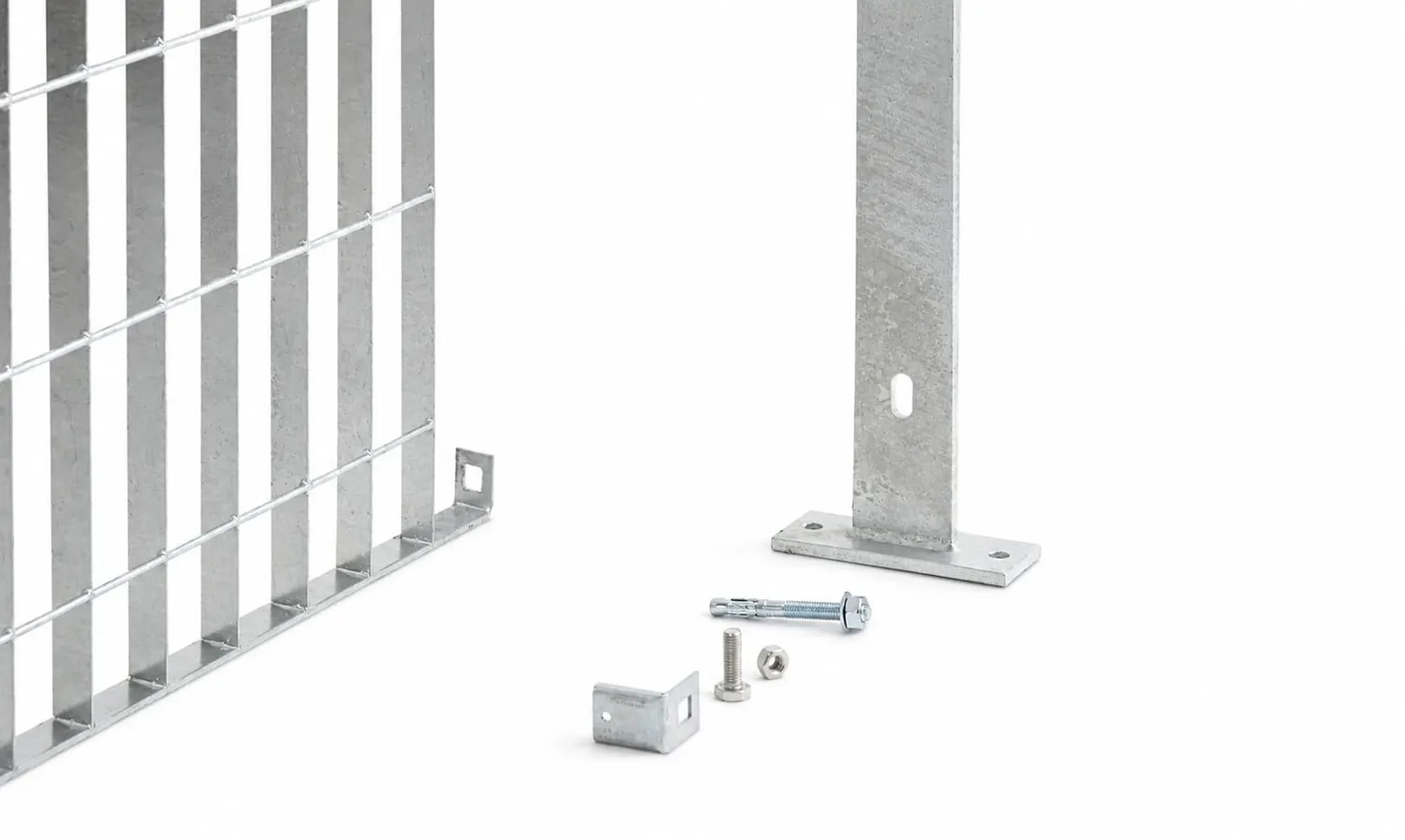 Fenceshop.eu Kit Recinzione grigliato zincato 20 m