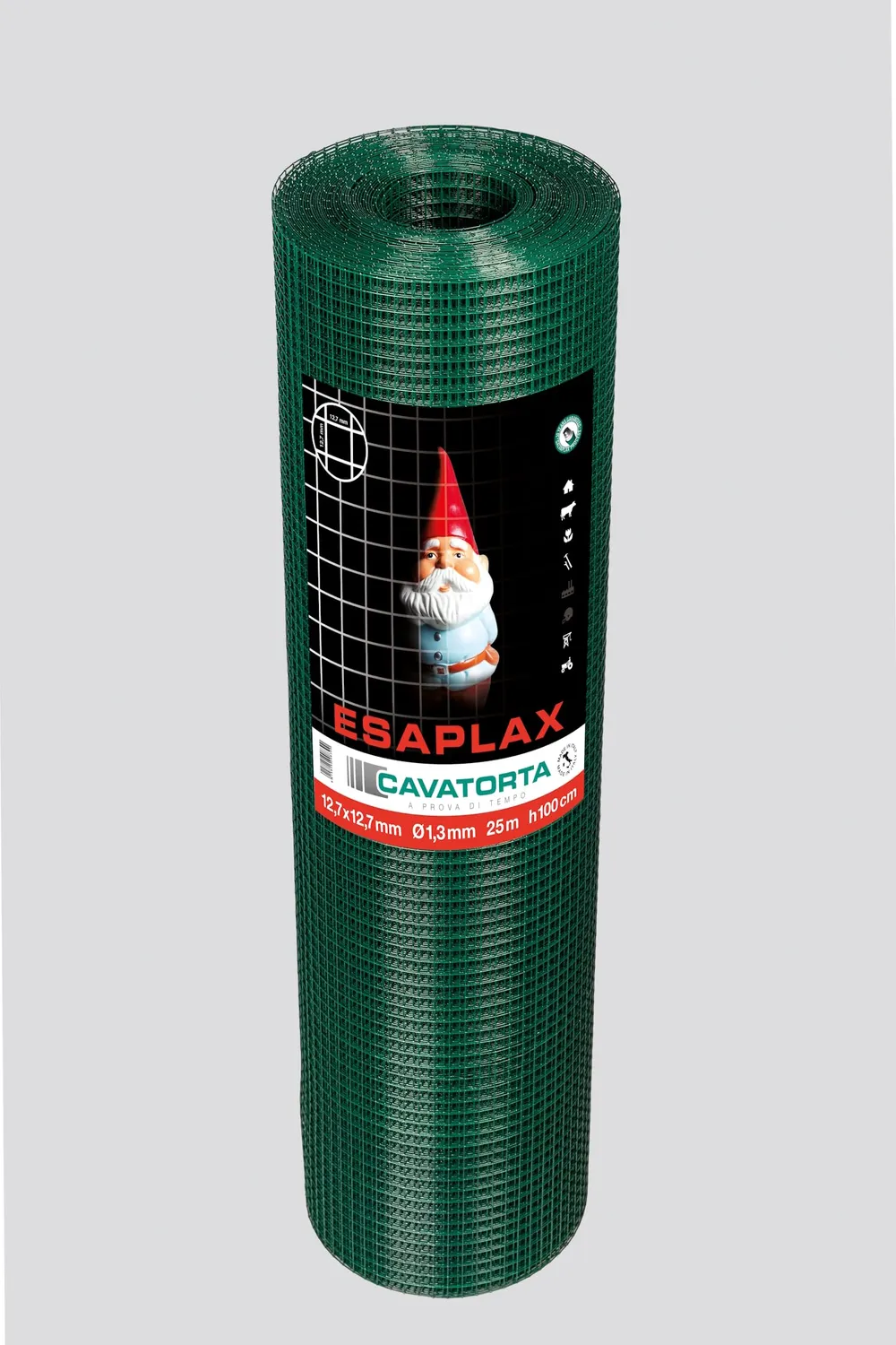 Fenceshop Rete elettrosaldata verde 12x12 mm al metro