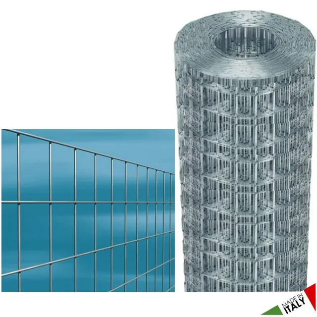Fenceshop.eu Rete elettrosaldata zincata 25 m