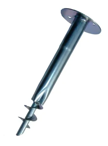 Fenceshop Vite di Fondazione Ø48 mm Senza Cemento Zincata