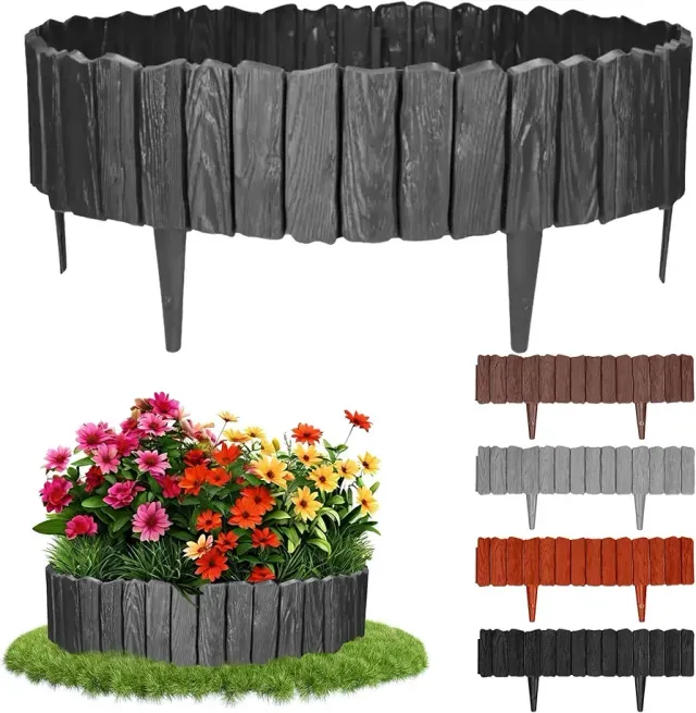 GARDENIX bordura prato effetto legno flessibile