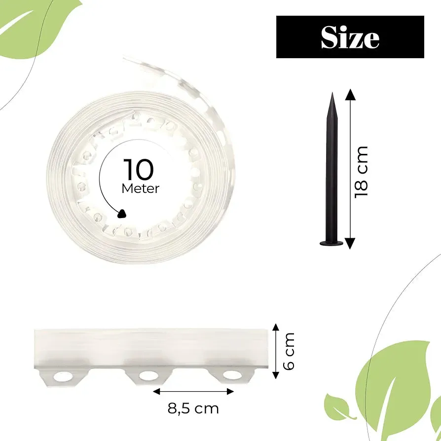 GARDENIX LineBorder bordura prato flessibile 10m