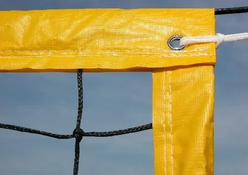 Fenceshop Rete Beach Volley 8,5x1 m Filo 3 mm con Cavo Acciaio