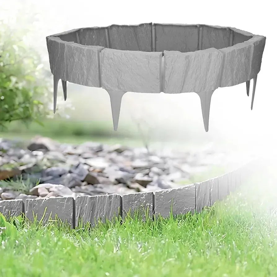 GARDENIX Stone Look bordura effetto pietra 3,9m