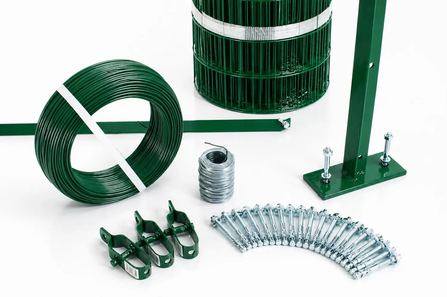 Fenceshop.eu Kit Recinzione 25 m su Muretto Elettrosaldata