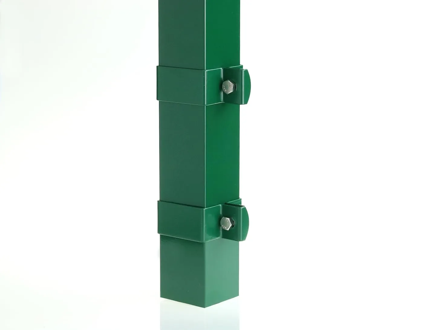 Fenceshop.eu Collare quadro per palo 60x60 mm verde RAL 6005