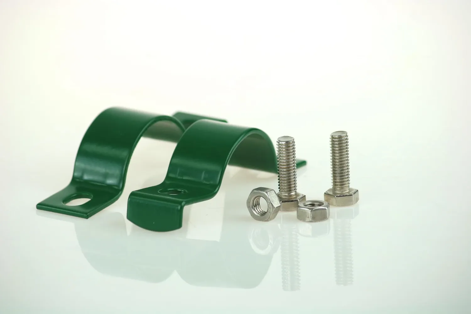 Fenceshop Kit Collare Intermedio Doppio Ø48 mm per Recinzione
