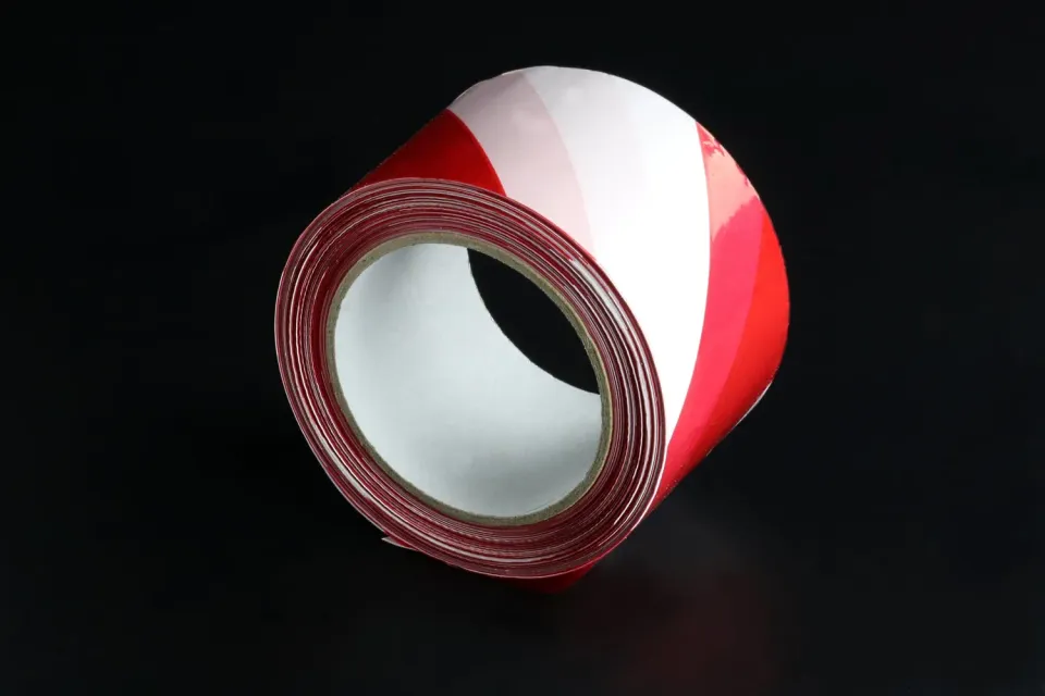 Fenceshop Nastro Segnaletico Bianco Rosso 200 m 7 cm